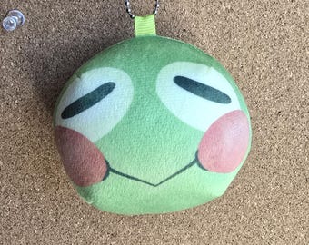 Squeaky Frog Plush Keychain