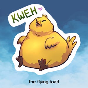 Sticker chocobo gras