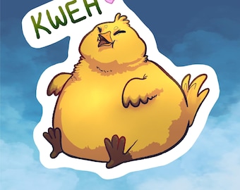 Fett Chocobo-klistermärke