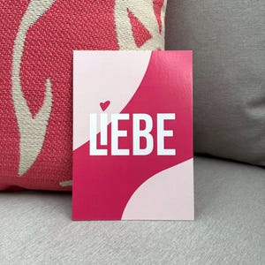 Postkarte „Liebe“ 1 | Valentinskarte, Karte zur Hochzeit, Karte zum Muttertag, Freundschaft, Jahrestag, für Verliebte, Liebeskarte, Romantik