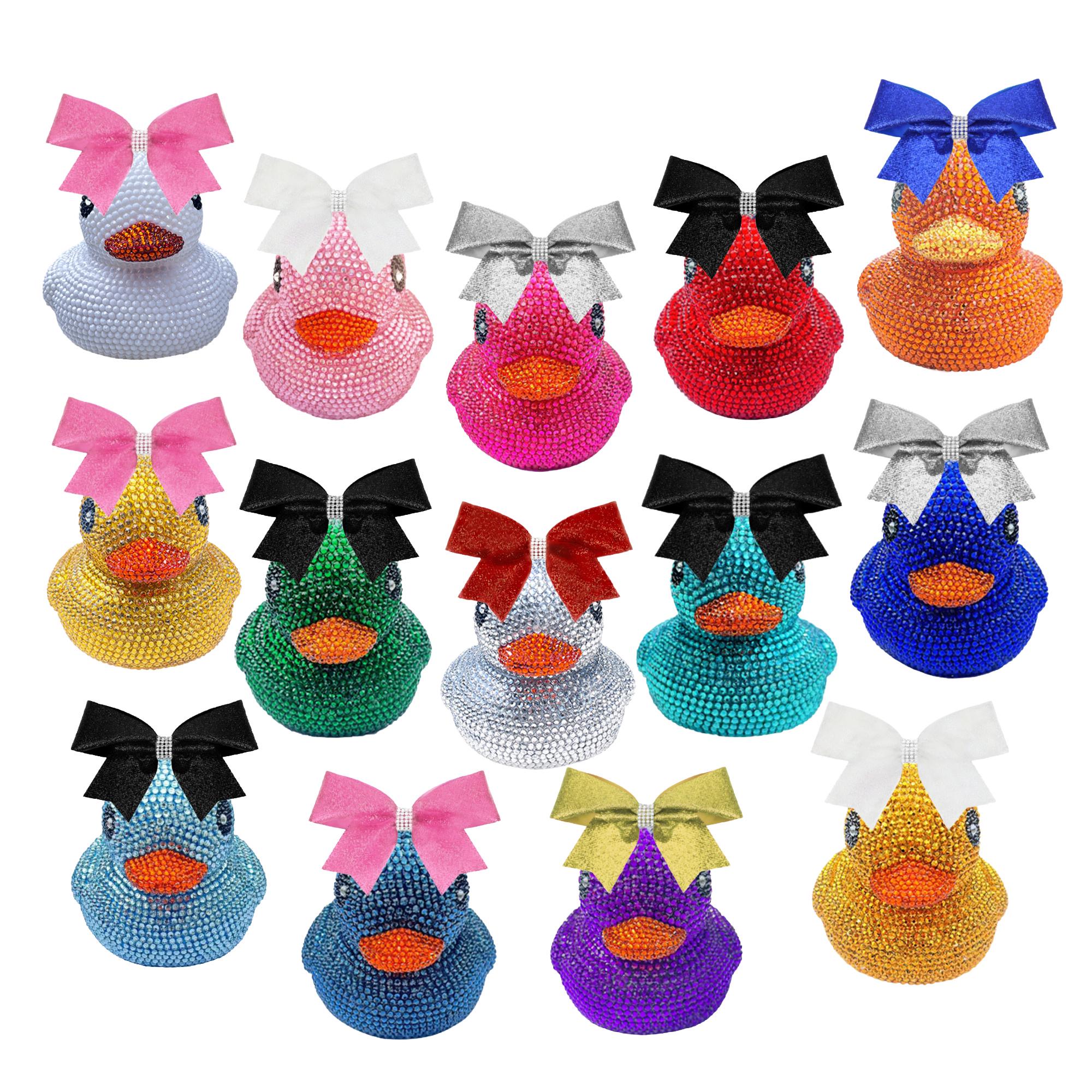 White cheer bows with sparkles - Etsy Schweiz, image size:2000x2000