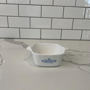 Vintage Corning Ware Blue Cornflower P-43-B braadpan – geen deksel