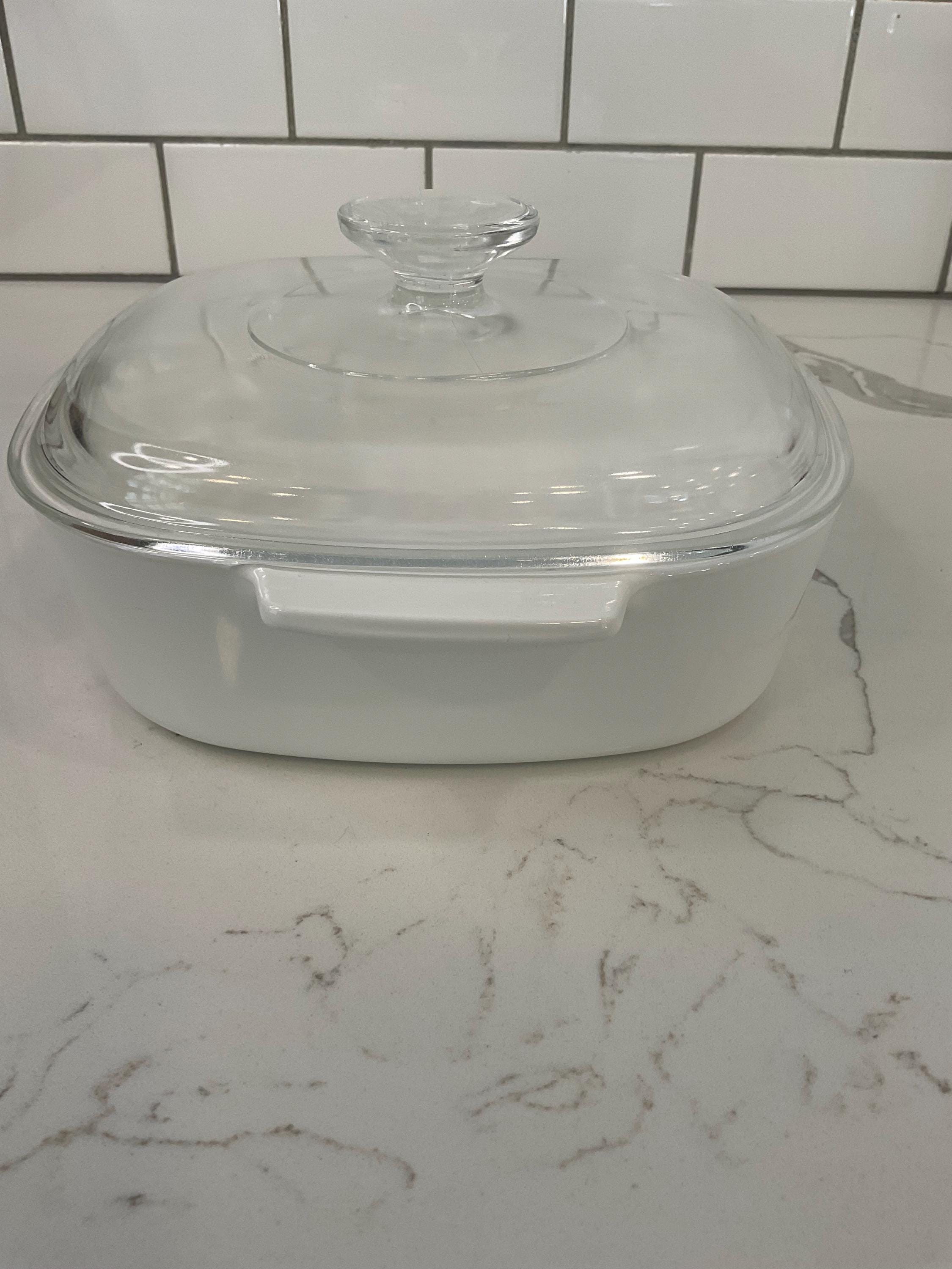 ヴィンテージ コーニングウェア ブルー コーンフラワー キャセロール皿