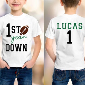 Football Party 1st Birthday Boy Shirt, Sports Birthday Party Shirt, Football Birthday Boy, First Birthday Shirt, Football Birthday Theme