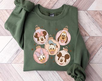 Mickey and Friends Characters Christmas Sweatshirt: Disney Christmas, Mickey's Very Merry Xmas Party, Disneyland Vacation