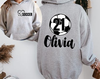 Custom Soccer Mom Hoodie: Personalized Soccer Mama, Soccer Mom Hoodie