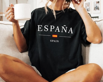 Espana Travel T-Shirt: Spain Madrid Barcelona Souvenir