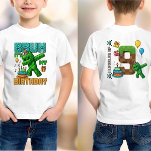 Video Game Birthday Shirt: Personalized Gamer Party Tee