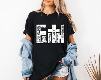Comfort Colors® Christian Shirt: Bible Verse T-Shirt, Religious Retro Faith