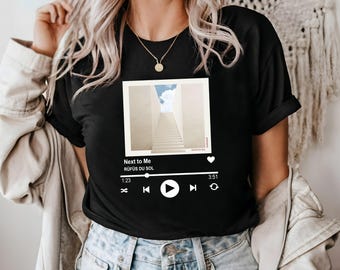 Comfort Colors Custom Song & Photo Shirt: Music Lover Concert Tee