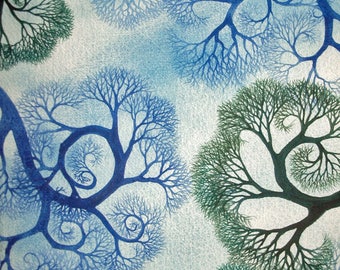 Spiral Branches Study II an original watercolor
