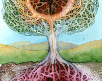 Tree of Life an original watercolor