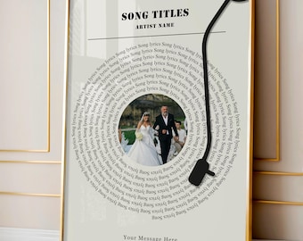 Father Daughter Dance Song Lyrics Print – Wedding Keepsake Wall Art