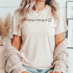 Crying at the Gym, Down Bad, Down Bad Shirt, Fitness Shirt, Women fitness shirt, Gym Shirt, fitness Tshirt, Workout Shirt, Workout Tshirt