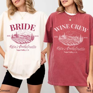 Vino Before Vows Bachelorette Shirts, Custom Location Bachelorette Comfort Colors Shirt, Winery Bachelorette Party Shirt, Wine Club Bach Tee