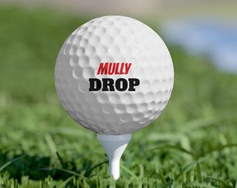 Pelotas de golf (6 pelotas). Los mulligans son parte del juego, ¡consigue algunos Mully Drop's!