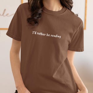 Book Lover Embroidered Shirt, Comfort Colors Tee, Funny Book Shirt, Reading Teacher Shirt, Gift for Librarian, Bookish Christmas Gift