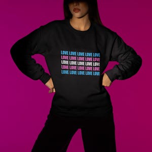 Felpa unisex con bandiera Trans Pride, maglione unisex, abbigliamento LGBTQIA Pride, Transgender Pride