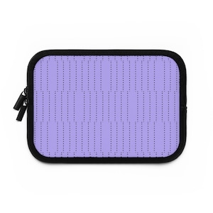 Funda para portátil Purple Haze de neopreno impermeable con diseño de cuadrícula de puntos y matriz, tamaño personalizado, protección para MacBook de 7 a 17 pulgadas