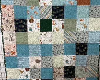 Woodland Baby Quilt-Adventurer