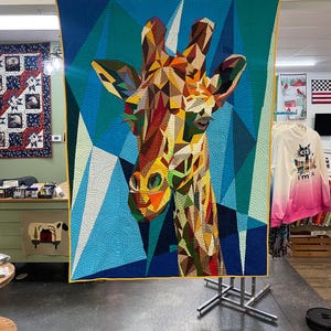 Mosaic Giraffe Quilt