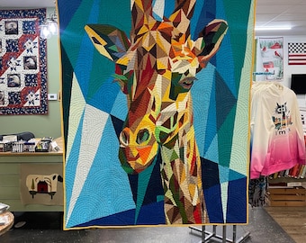 Mosaic Giraffe Quilt