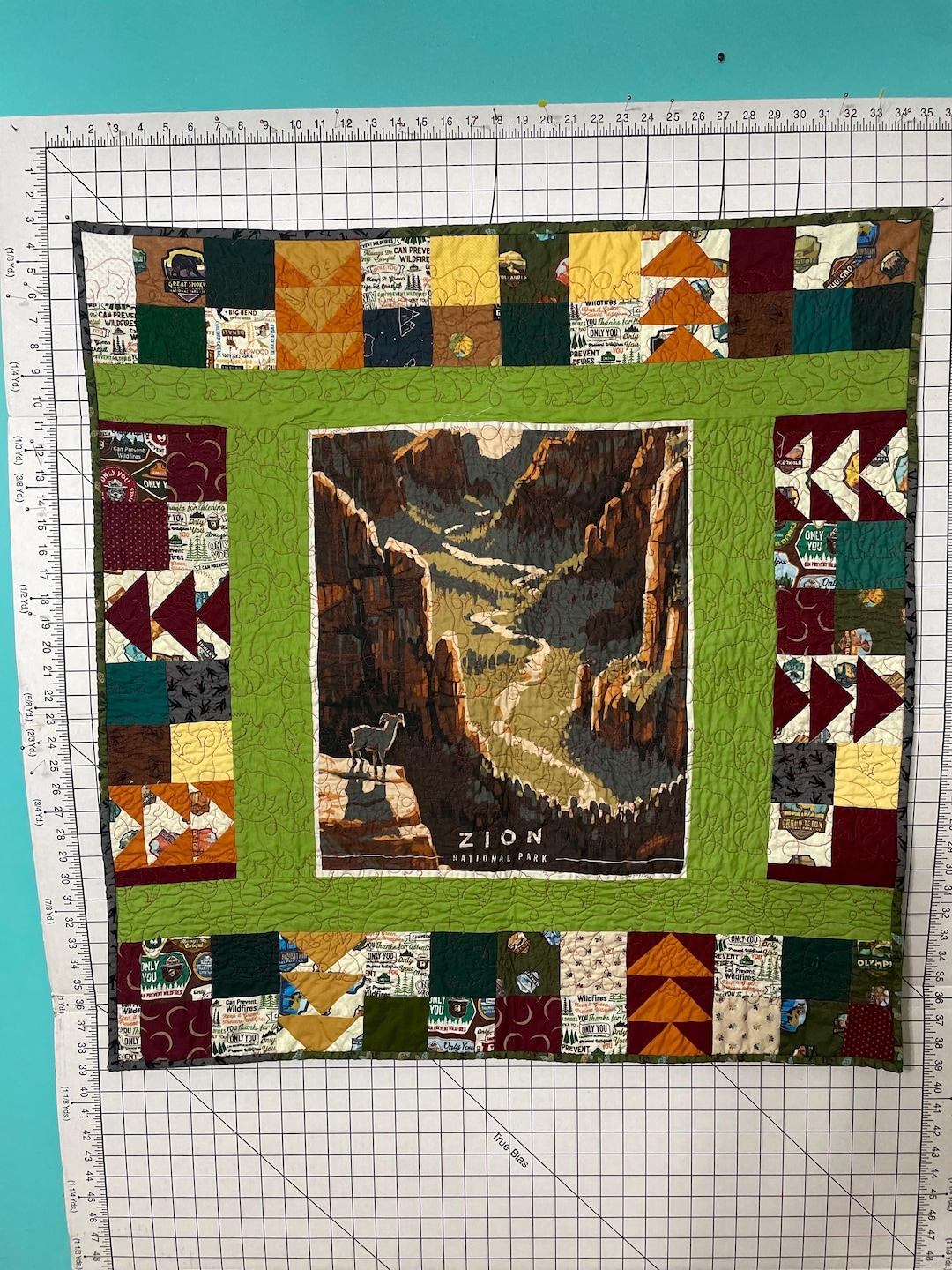 National Parks Baby Quilt Zion National Park Baby Quilt - Etsy