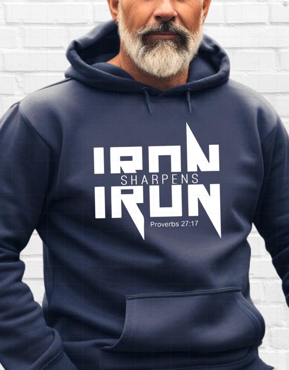 Christian Religious TShirt Iron Sharpens Iron Bible Verse Christian Religious TShirt Iron Sharpens Iron Bible Verse