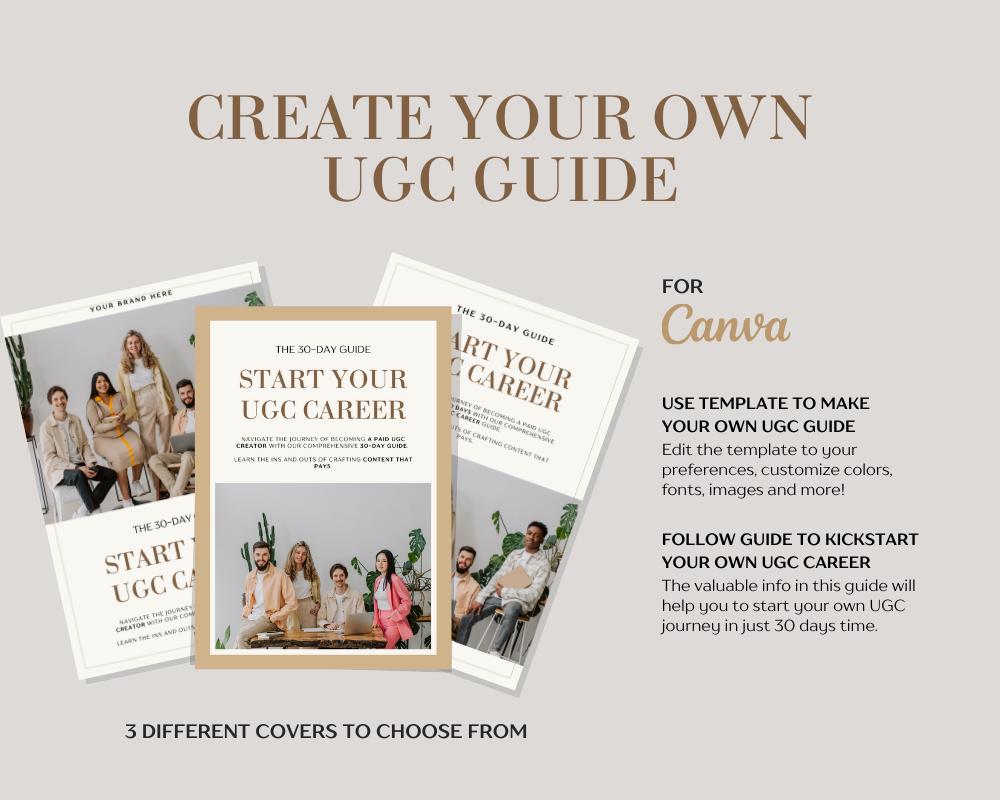 Ugc Career Ugc Starter Guide Ugc Beginners Guide Starter Kit Ugc
