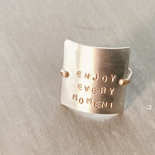 Quote Rings - Etsy