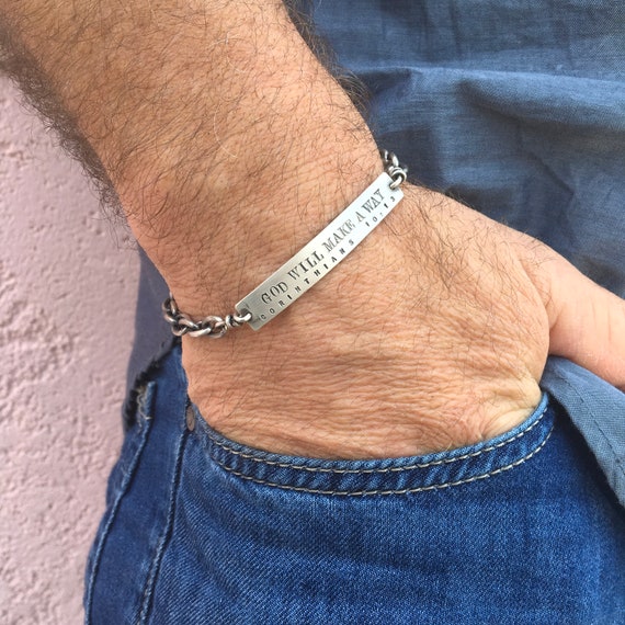 Buy Men's Bracelet, Bangle Bracelet Men, Silver Bangle Bracelet, Cuff Bracelet  Men, Gift for Him, Made in Greece, by Christina Christi Jewels. Online in  India - Etsy