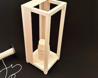 Wood Makram lantern