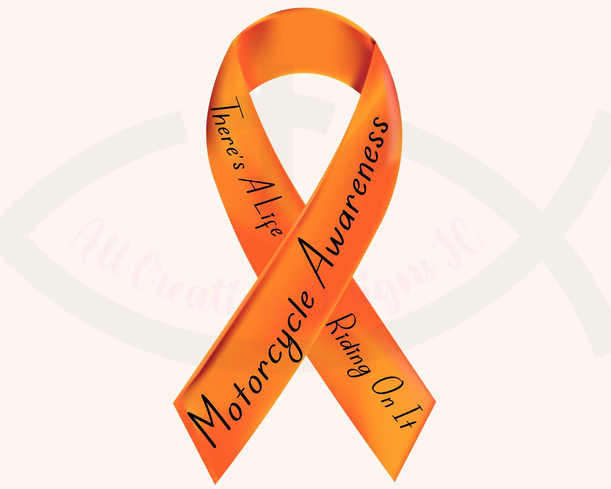 2 Motorcycle Awareness Ribbons PNG Image Sublimation Graphic Design ...
