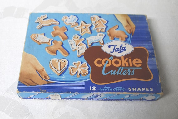 Vintage Tala Metal Cookie Cutters, 12 Shapes, Made in England