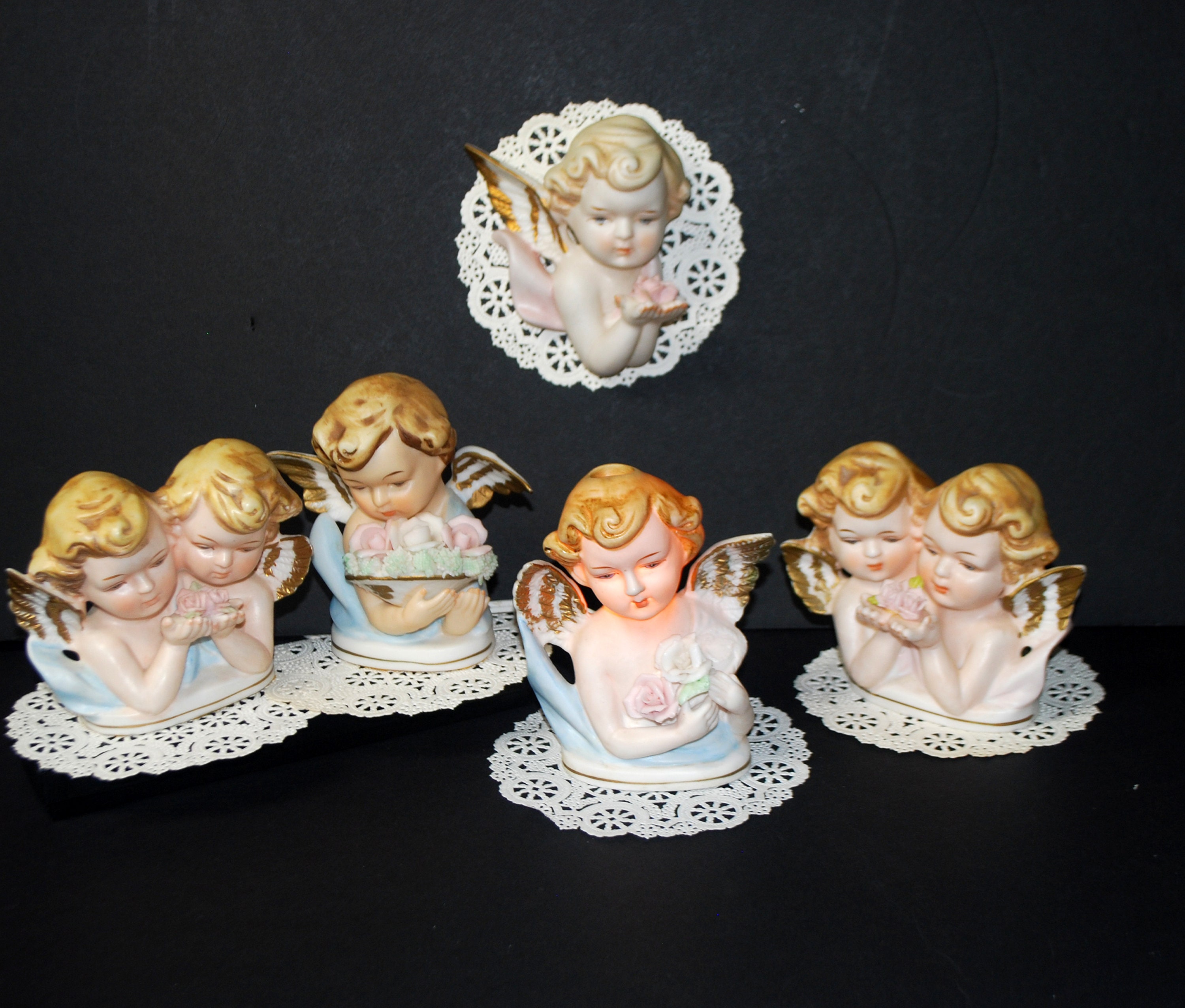 Porcelain Angel Lamp - Etsy