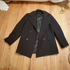 Us Navy Wool 1960s Peacoat - Etsy