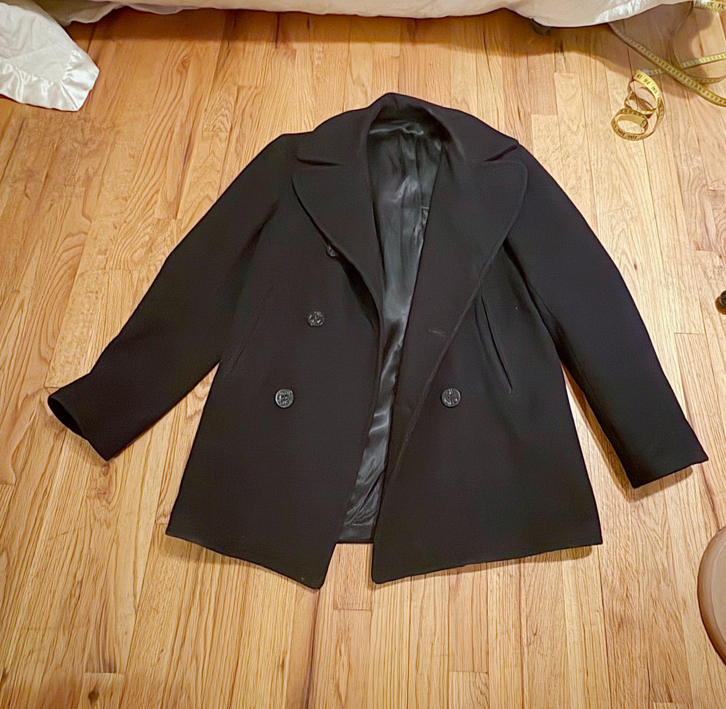ジャケット・アウター GRAPHPAER Wool Kersey Pea Coat Graphpaper (グラフペーパー) Wool Kersey Pea Coat / ウールカルゼ