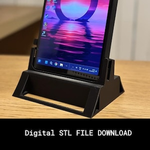 3D Printed Vertical Stand for Legion Go with JSAUX 5-in-1 Docking Station Housing  | Digital STL file
