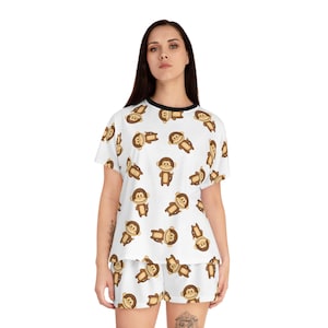 Piżama Cheeky Monkey: damska bielizna nocna do spania zdjęcie 7