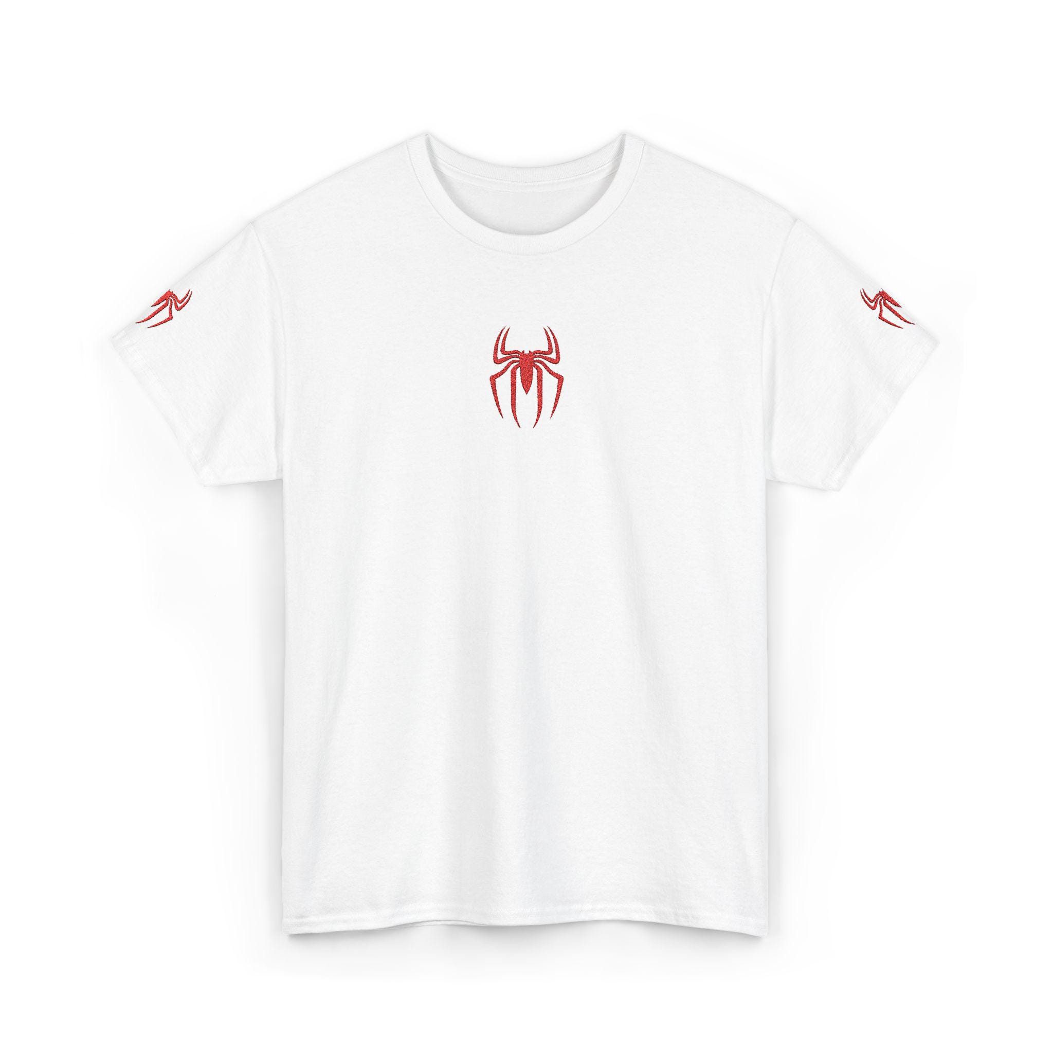Red Spider Graphic Tee, Unisex Cotton Goth Shirt - Embroidered - Etsy