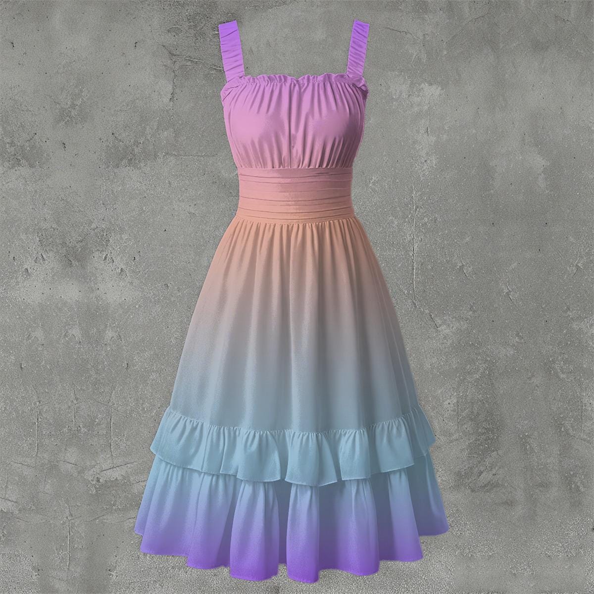 Gradient Midi Dress - Etsy Canada