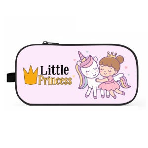Étui à crayons Kawaii Little Princess – Organiseur double épaisseur pour enfants