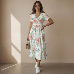 empire cut long dress Glitter Prom with Waist fashionable midi dress New Summer Dresses Casual Textured Relaxed fit Empire Item:Arrangement 30