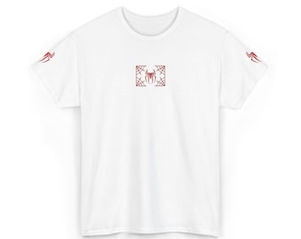 Camiseta con gráfico de araña roja / Camiseta con ilustración de araña / 100 % ALGODÓN