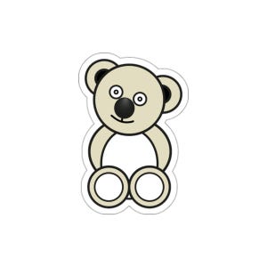 Pegatinas troqueladas de osos adorables: adorables calcomanías de animales para portátiles, botellas de agua, diarios y álbumes de recortes. Un regalo divertido para niños y adultos.