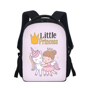 Sac à dos étudiant licorne Kawaii Heaven pour enfants - Grande capacité et tissu résistant à l'usure