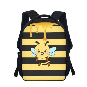 Sac à dos pour enfants bourdons mignons Kawaii Heaven de grande capacité et tissu résistant à l'usure