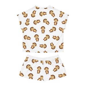 Piżama Cheeky Monkey: damska bielizna nocna do spania zdjęcie 5