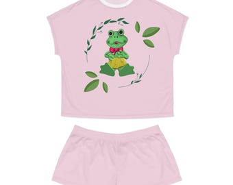 Pigiama a forma di rana, pigiama da donna, abbigliamento da casa
