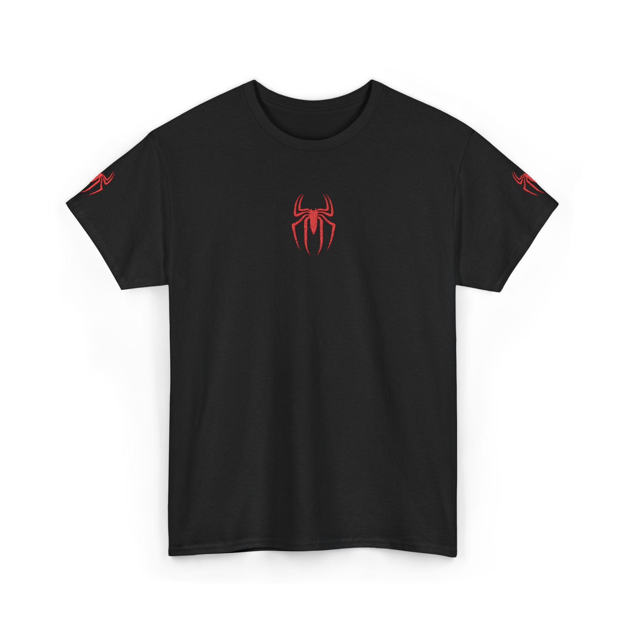 Red Spider Graphic Tee, Unisex Cotton Goth Shirt - Embroidered - Etsy